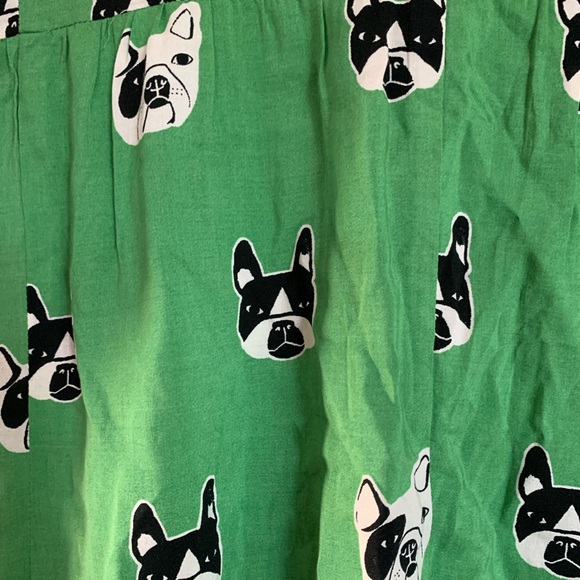 Maeve Green Blouse with Dog Print - Picture 10 of 12